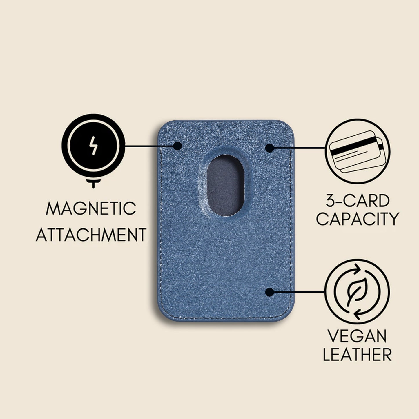 Casablanca MagSafe Card Holder