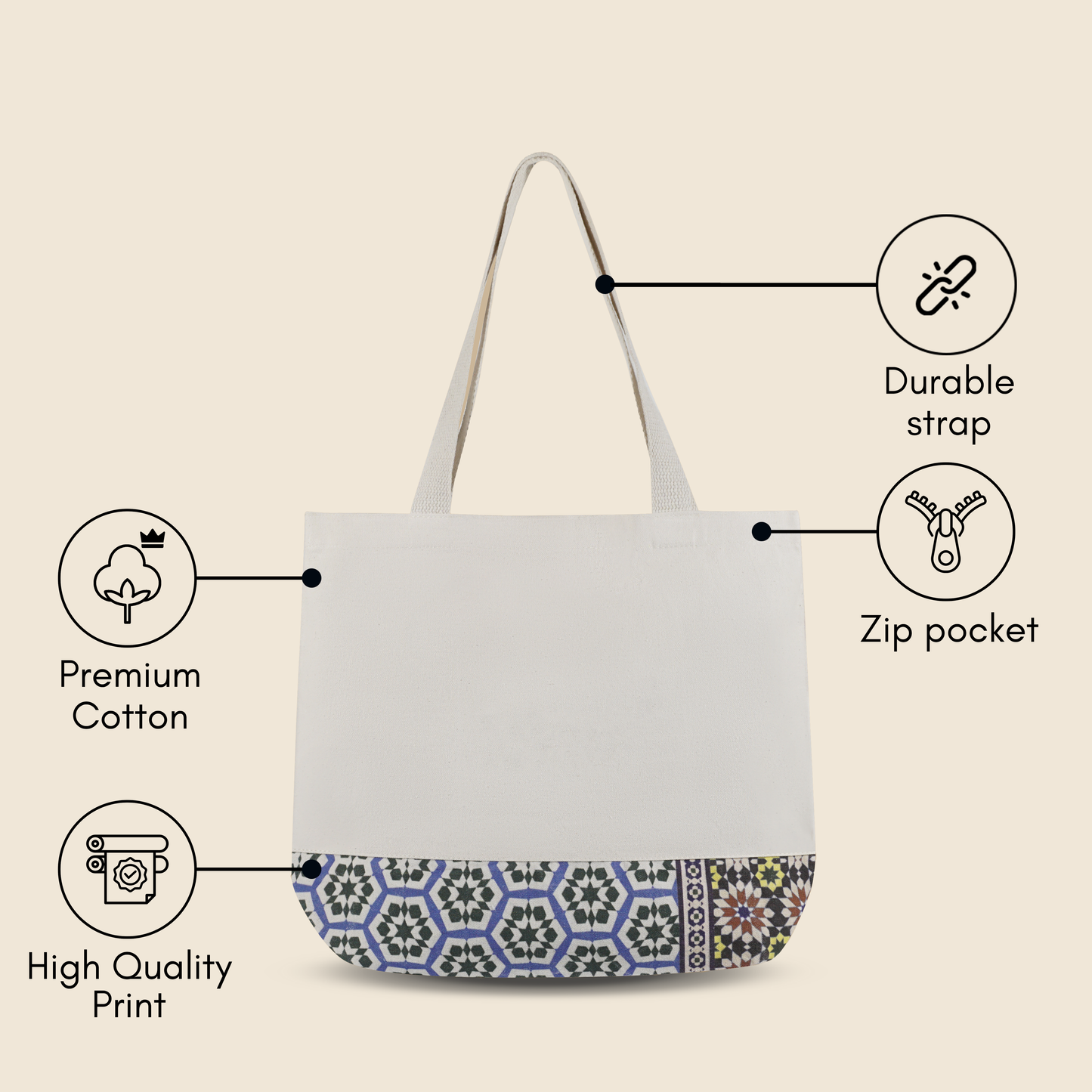 Zellij Tote Bag