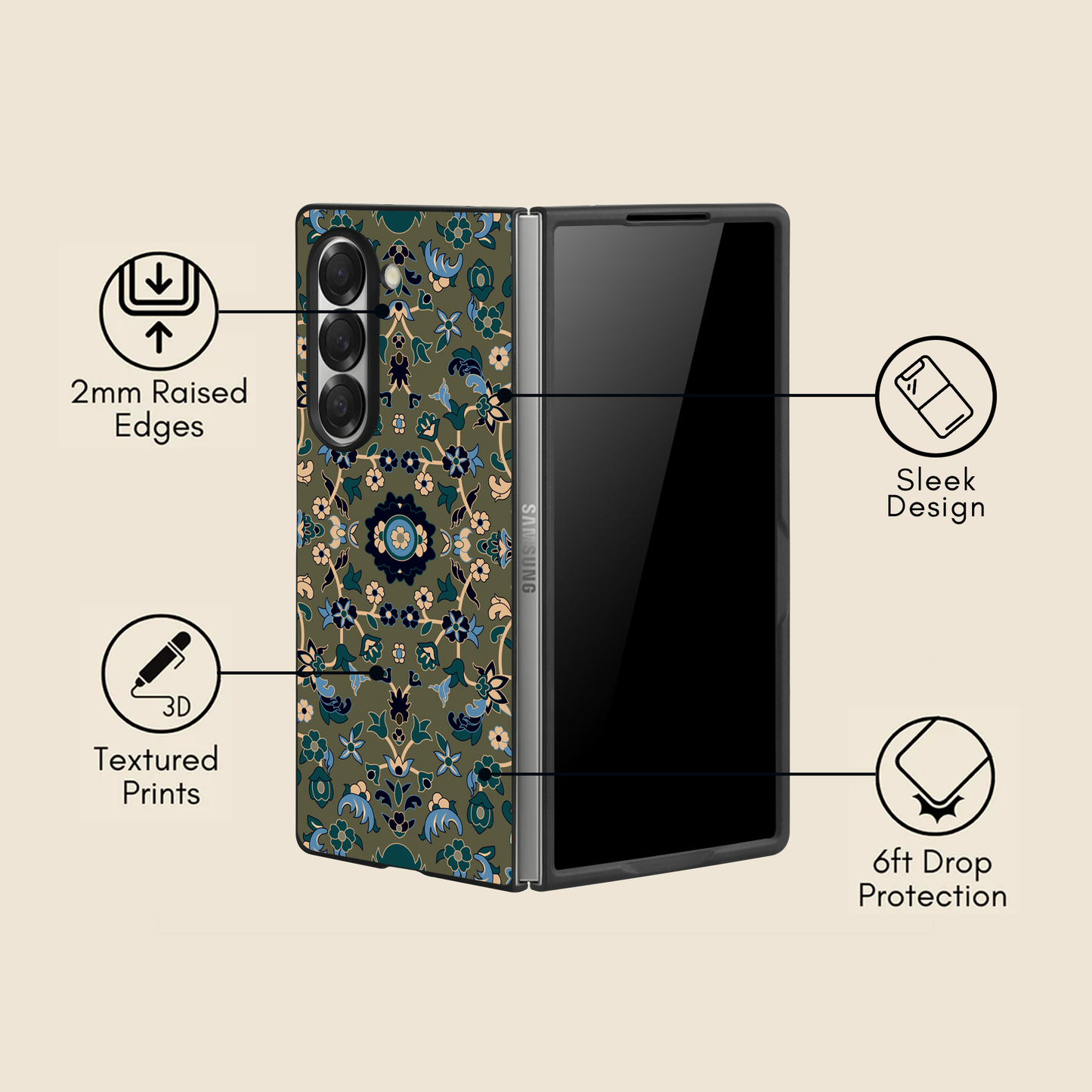 La coque de téléphone Samsung bien-aimée Rawdah