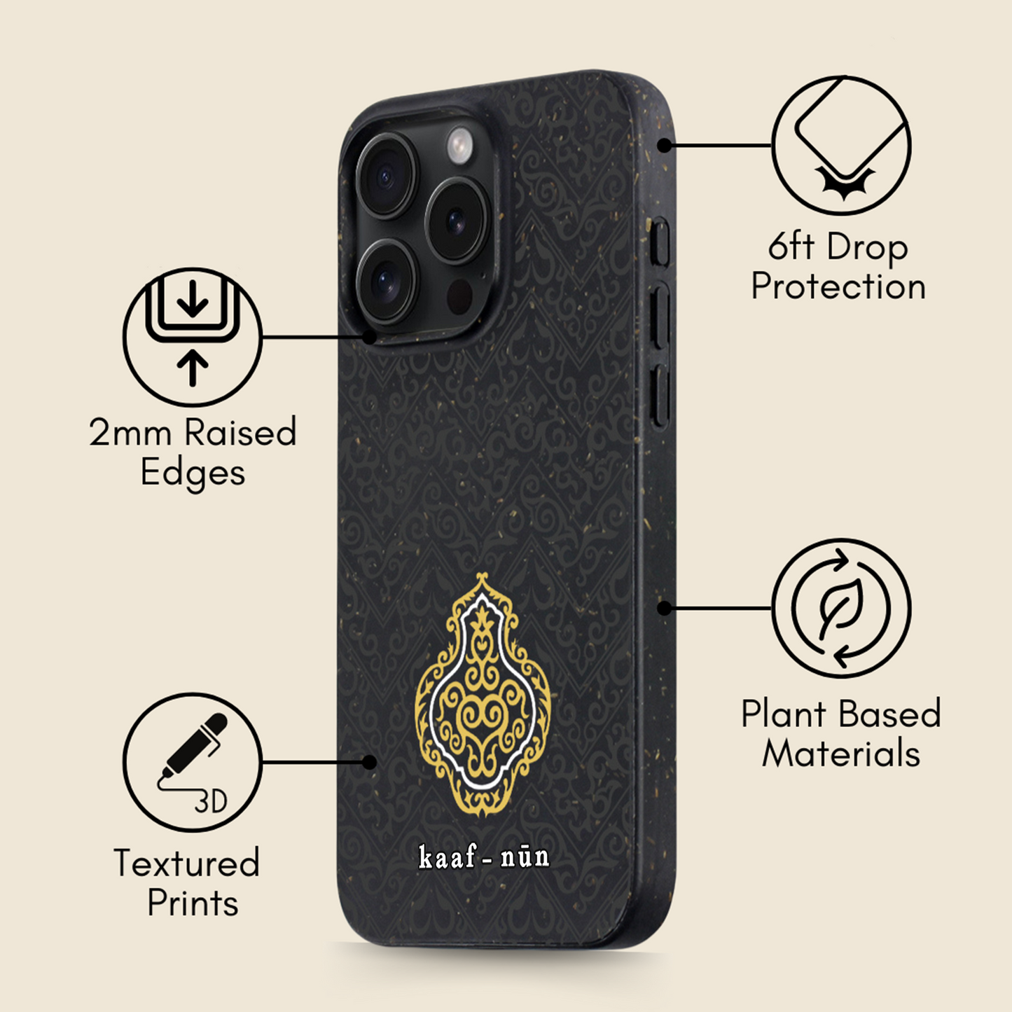 The Epicentre Kiswa iPhone Case