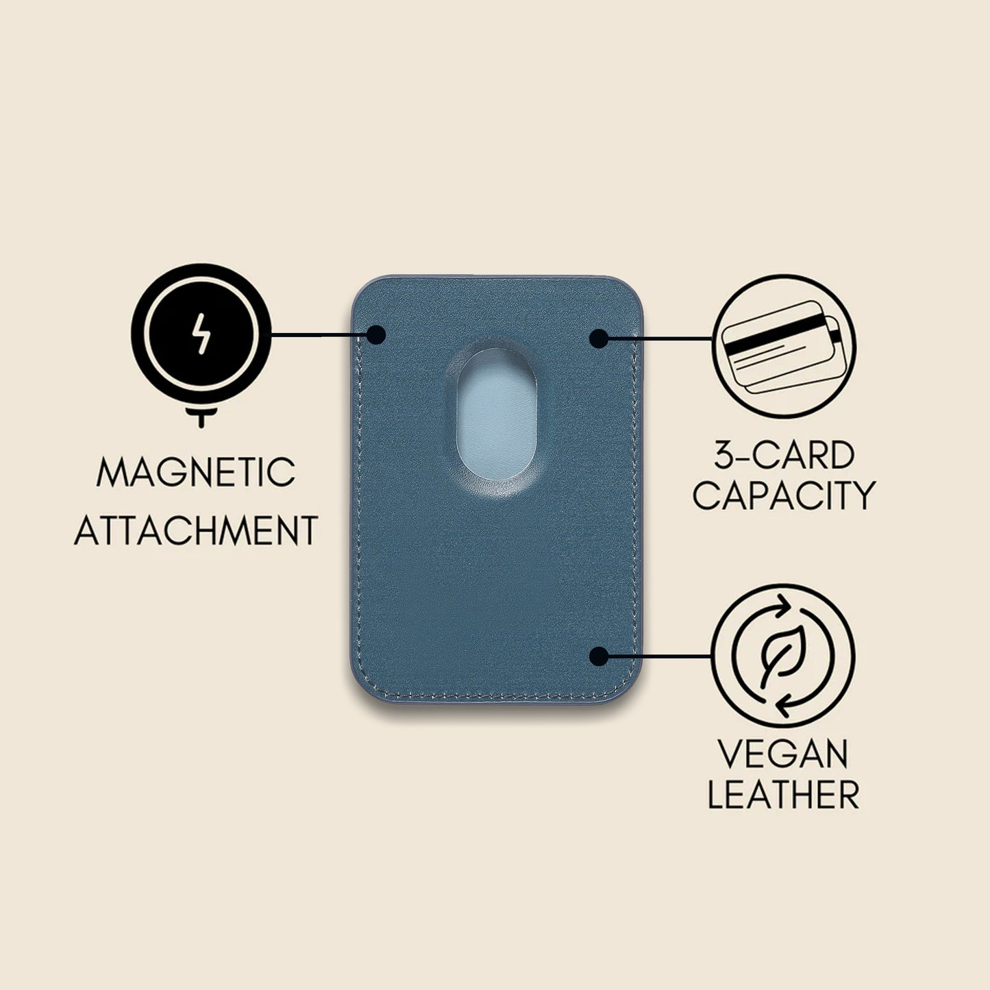 Aqsa MagSafe Card Holder