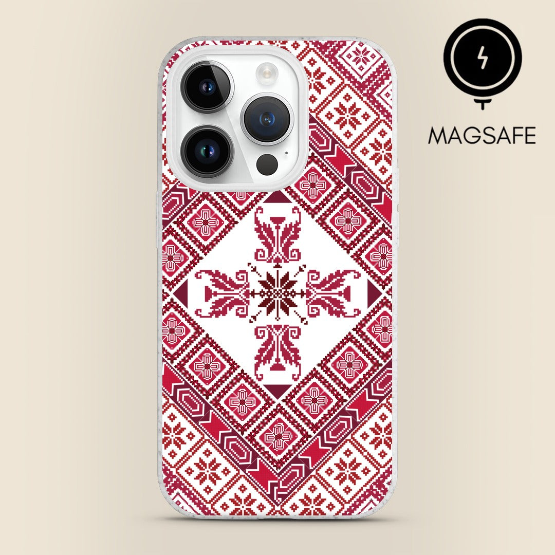 Tatreez Threads MagSafe iPhone Case – Kaaf-Nun