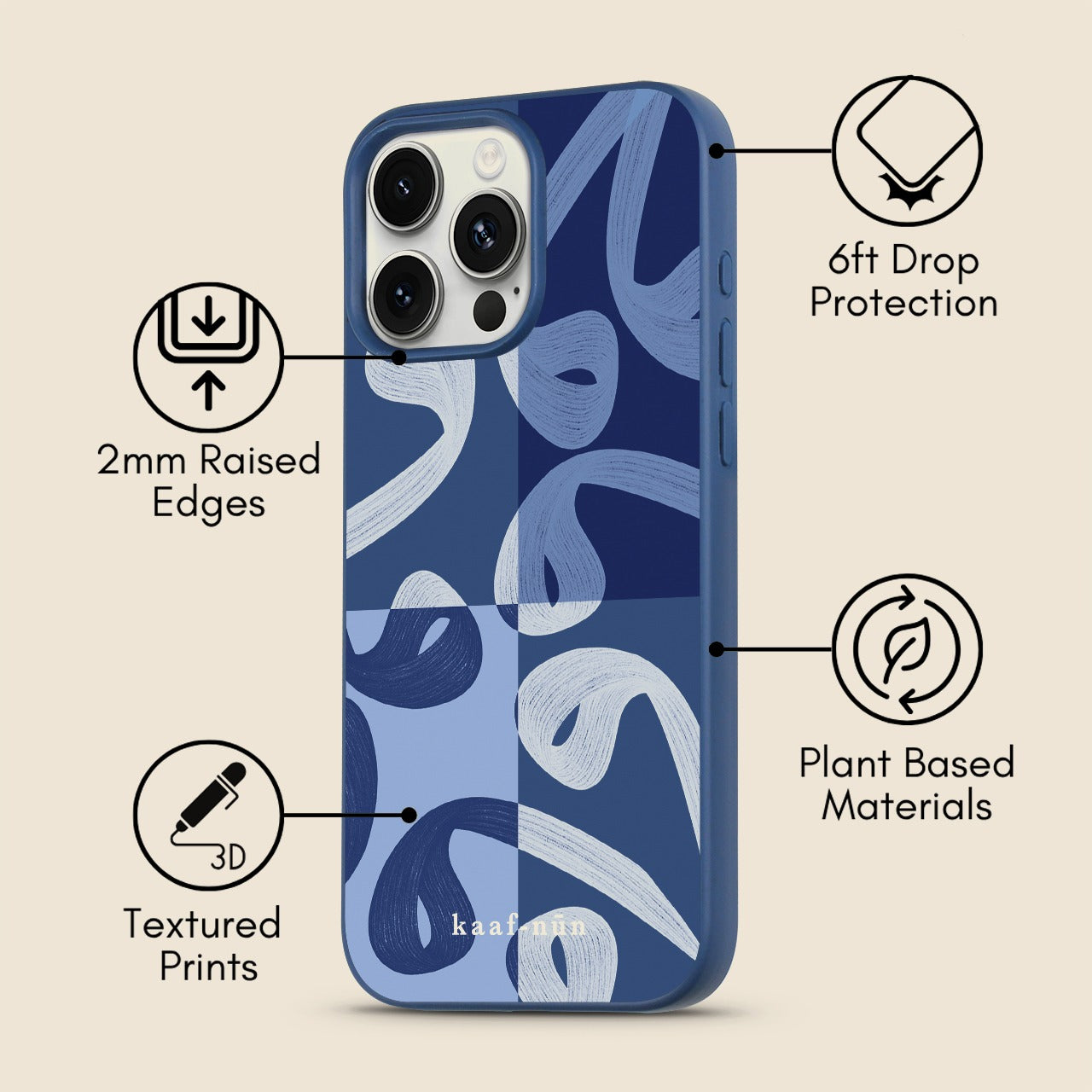 Wāw و Arabic Calligraphy MagSafe iPhone Case