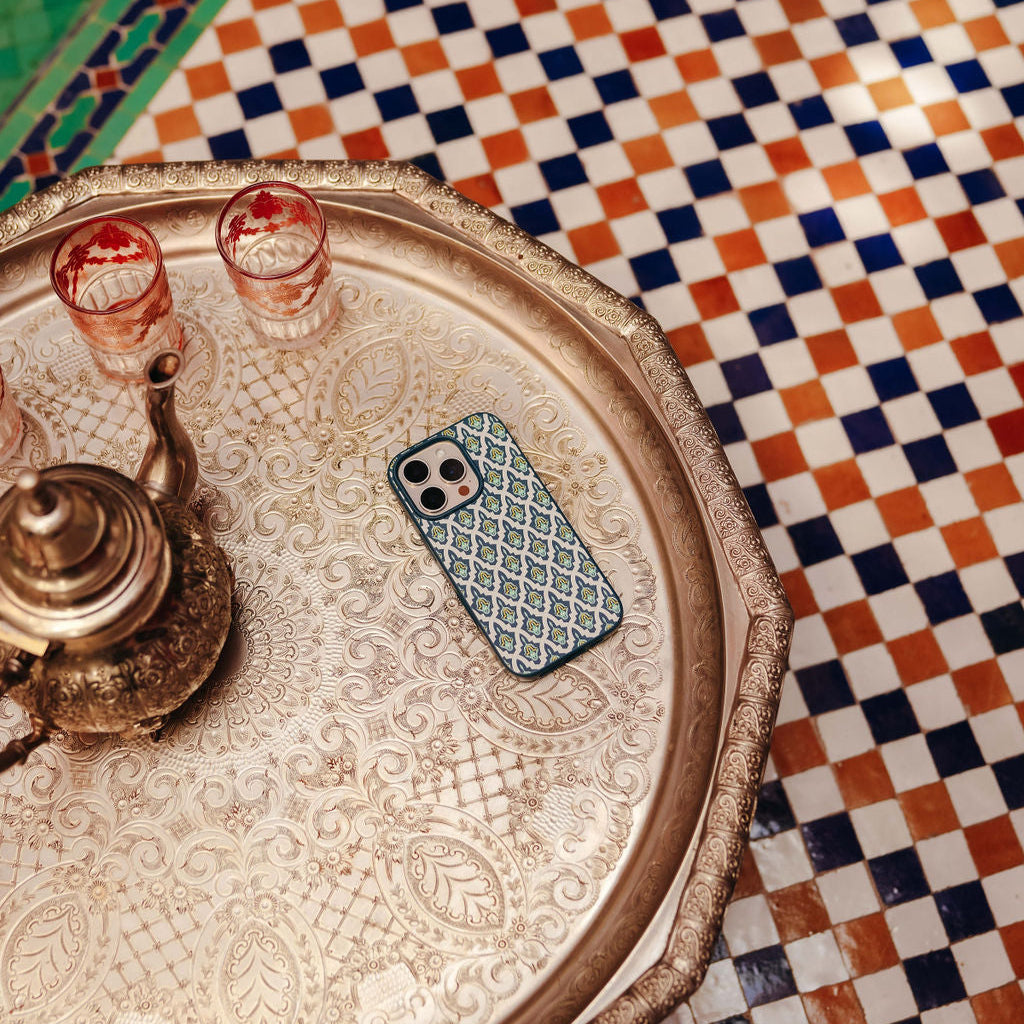 Casablanca Moroccan Tiles MagSafe Samsung Phone Case