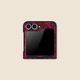 Black Tatreez Threads Samsung Z Flip Case