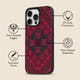 Black Tatreez Threads iPhone Case