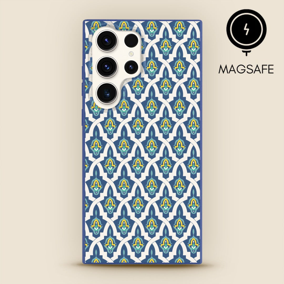 Casablanca Moroccan Tiles MagSafe Samsung Phone Case