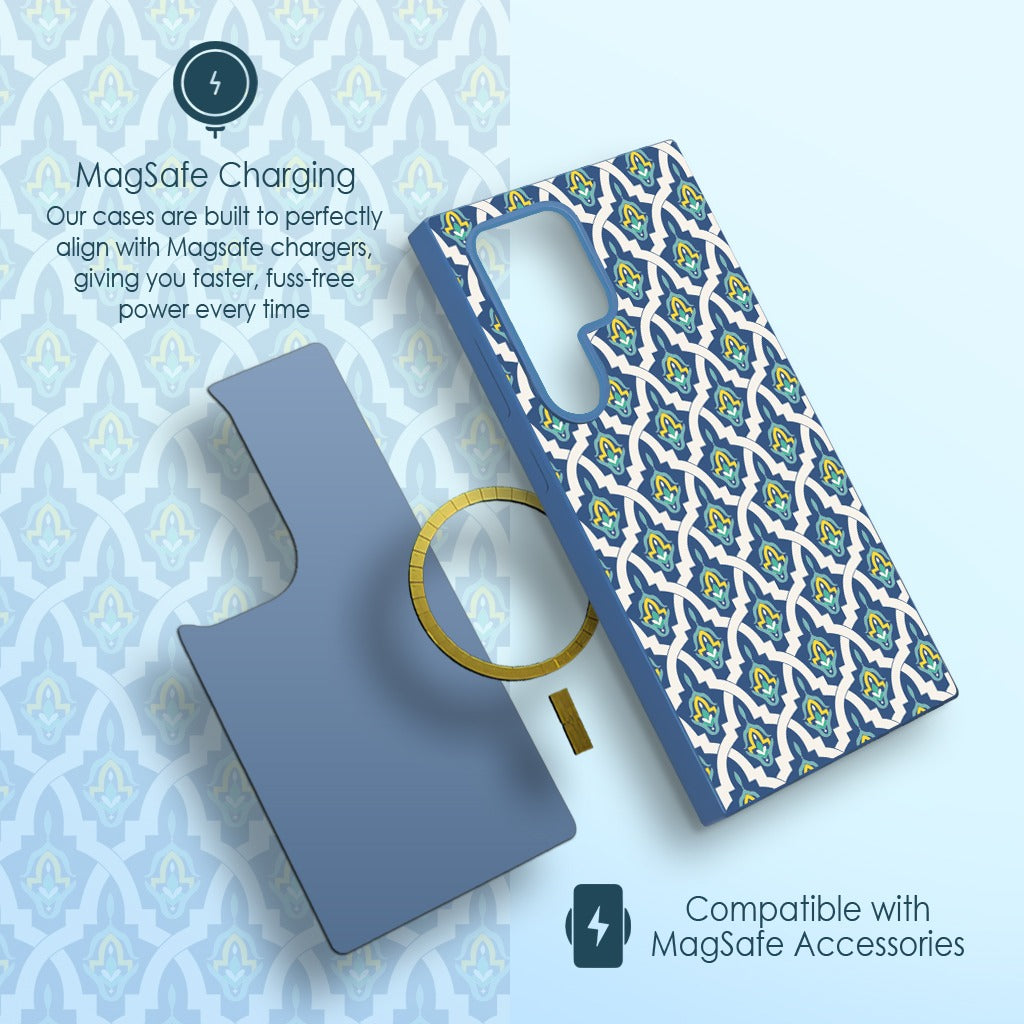 Casablanca Moroccan Tiles MagSafe Samsung Phone Case