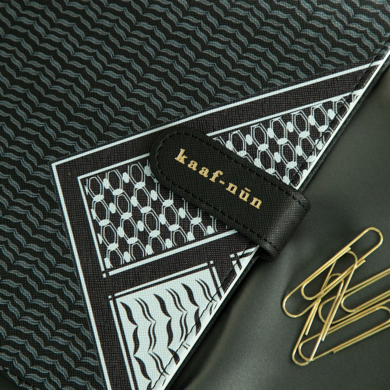 Keffiyeh Leather Notebook