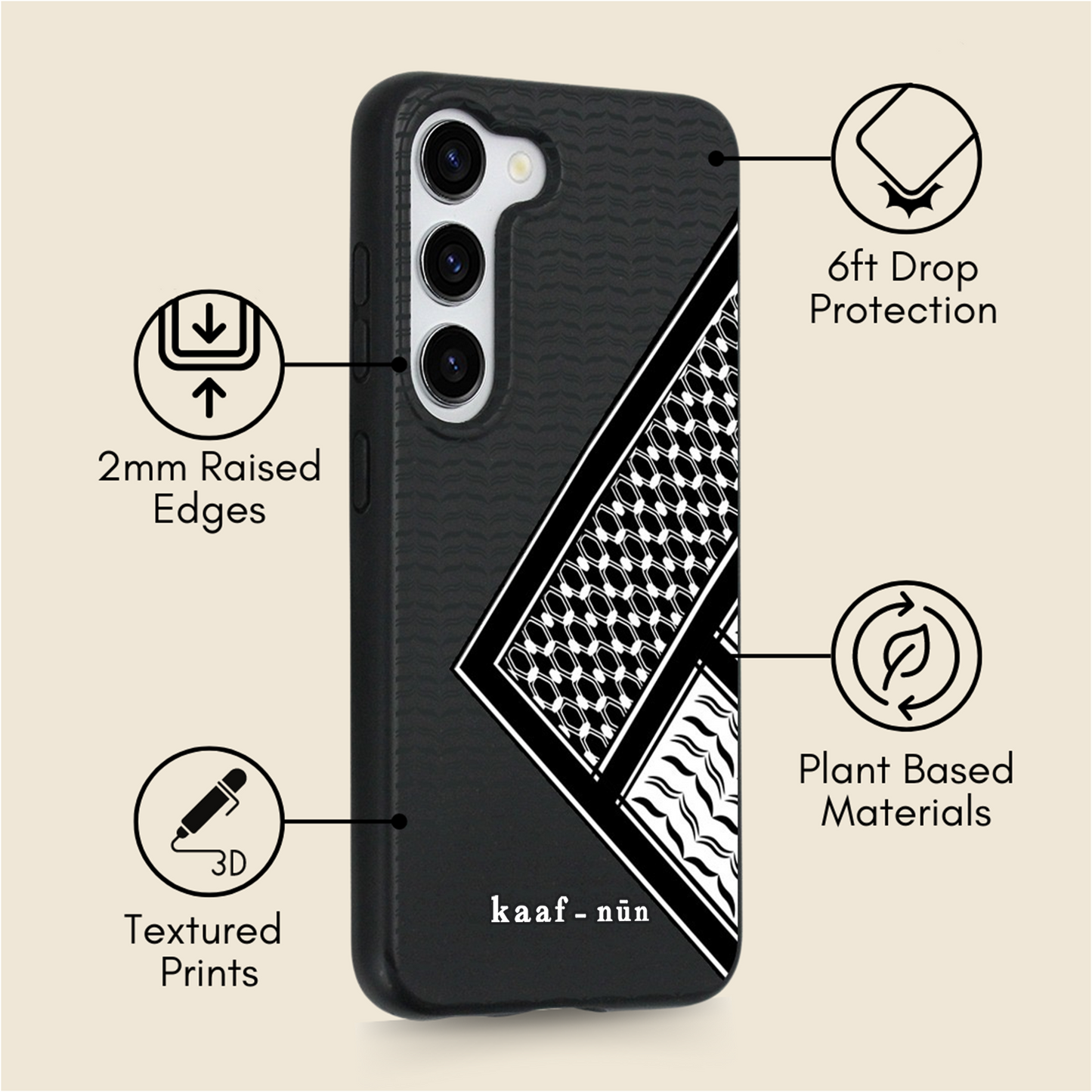 Keffiyeh Magsafe Samsung Phone Case