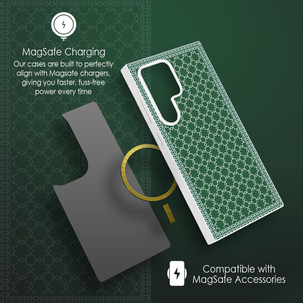 Koutoubia Moroccan Tiles MagSafe Samsung Phone Case