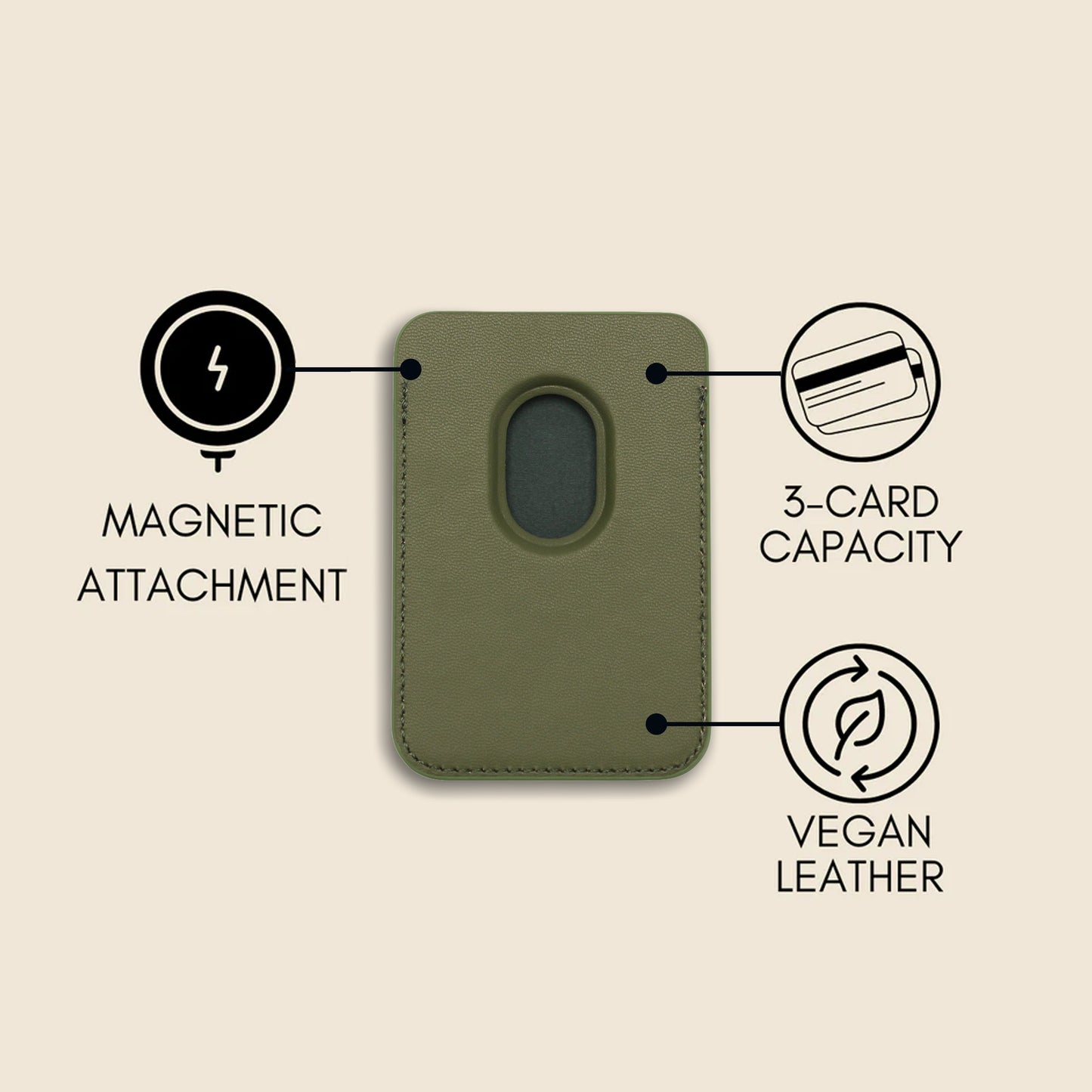 Madinah Kiswa MagSafe Card Holder