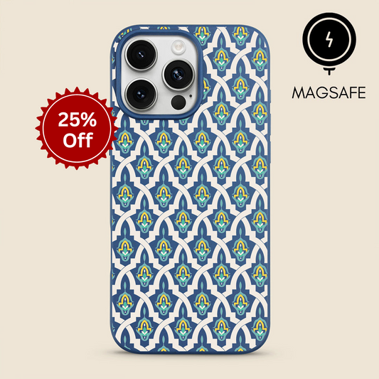 Casablanca Moroccan Tiles Magsafe iPhone Case