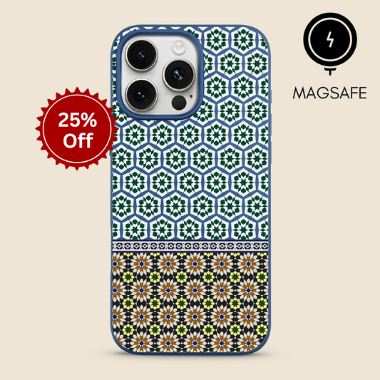 Zellij Moroccan Tiles Magsafe iPhone Case