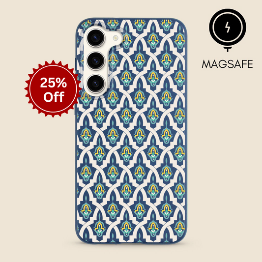 Casablanca Moroccan Tiles MagSafe Samsung Phone Case