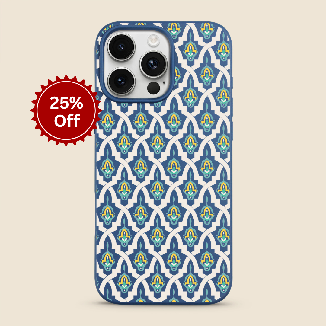 Casablanca Moroccan Tiles iPhone Case