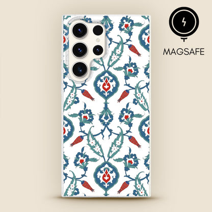 Ottoman Gardens Floral MagSafe Samsung Phone Case