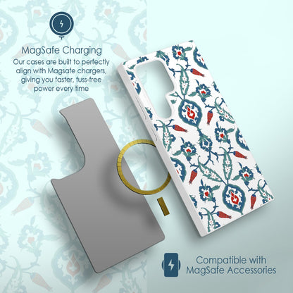 Ottoman Gardens Floral MagSafe Samsung Phone Case