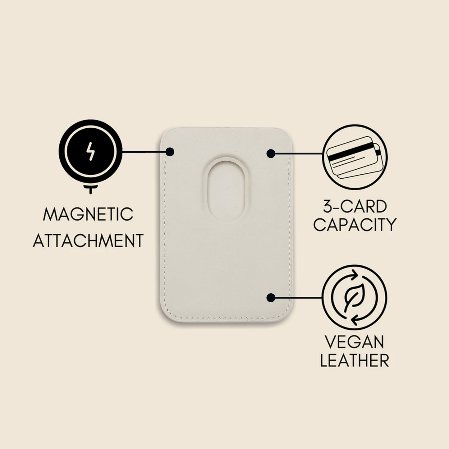 Quba Mosque MagSafe Card Holder