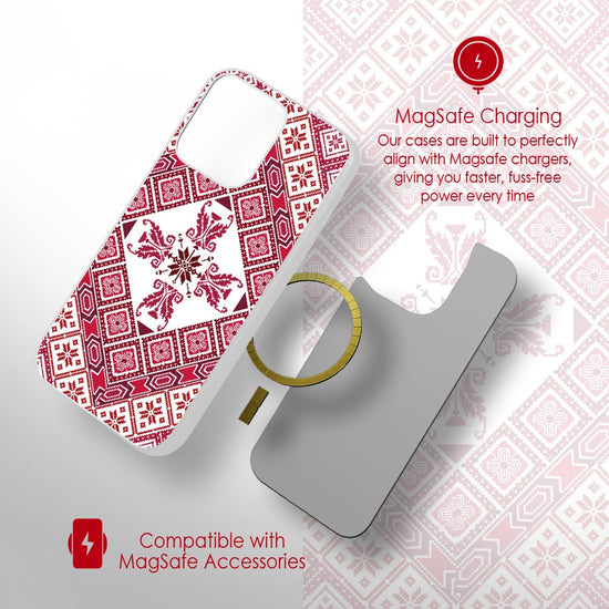 Tatreez Threads MagSafe iPhone Case – Kaaf-Nun