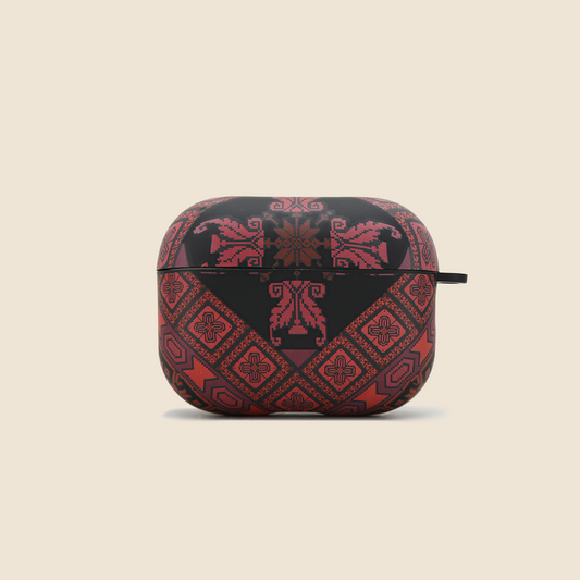Black Tatreez Airpods Case Cover