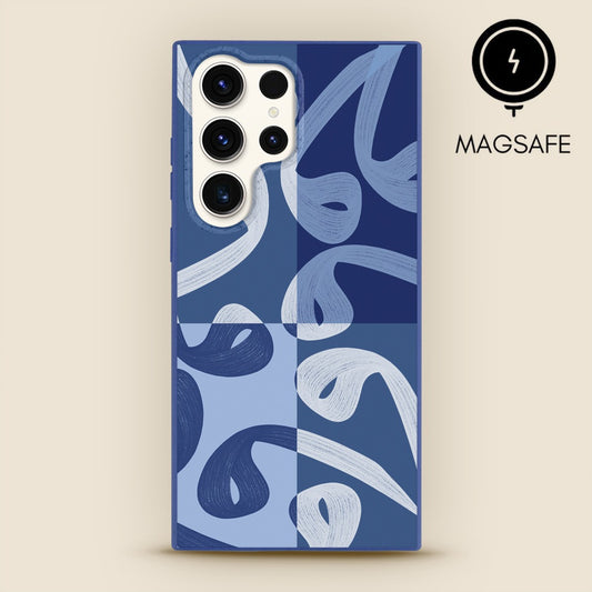 Wāw و Arabic Calligraphy MagSafe Samsung Phone Case