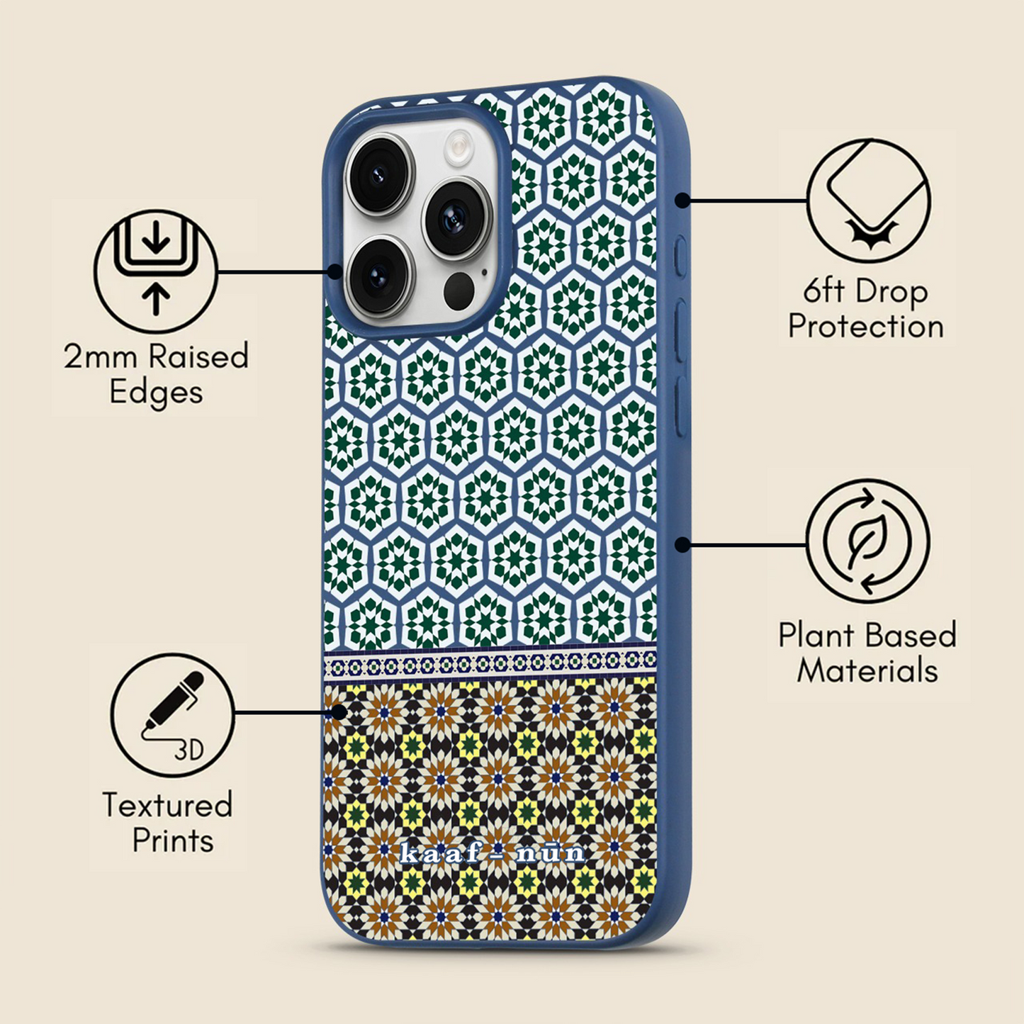 Zellij Moroccan Tiles iPhone Case