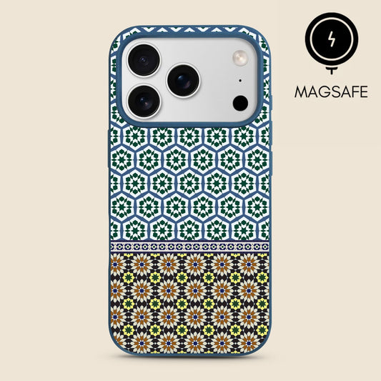 Zellij Moroccan Tiles MagSafe iPhone Case