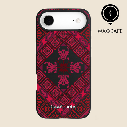 Black Tatreez Threads Magsafe iPhone Case