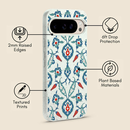 Ottoman Gardens Floral Google Pixel Case